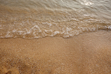  sand and small wave