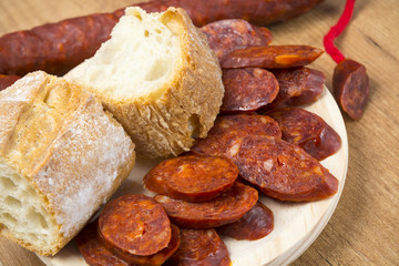 Obraz premium Tapa de chorizo
