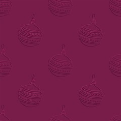 Christmas baubles pattern gift paper printing packaging purple pink hand drawn structure - Christbaumkugeln Muster Geschenkpapier Druck Verpackung lila pink handgezeichnet Strucktur
