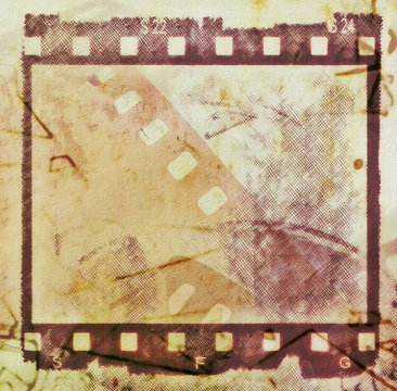 grunge film strip background