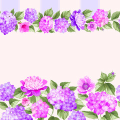 Obraz na płótnie Canvas The pink flowers.