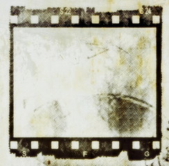 grunge film strip background
