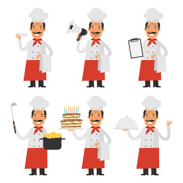 Set characters chef