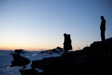 Silhouette Of A Couple