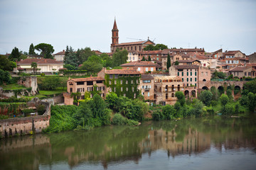 Old town of Albi, France