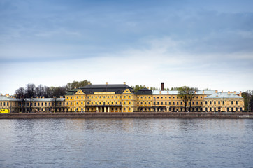 The Menshikov palace on the Neva Embankment - St. Petersburg..