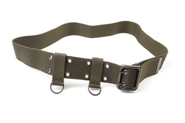 Military belt isolated on a white background