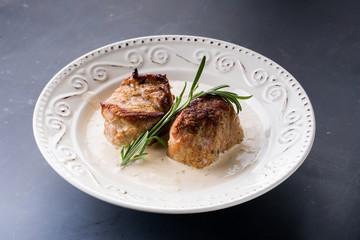 Beef medallions