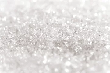 Foto op Plexiglas Sugar crystals close-up © Fedoruk