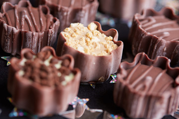 delicious chocolate candies