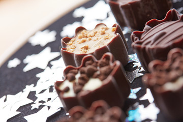 delicious chocolate candies