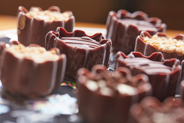 delicious chocolate candies