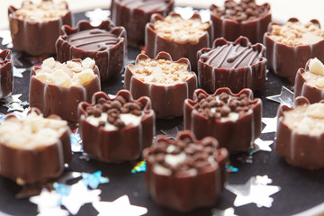 delicious chocolate candies