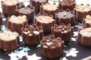 delicious chocolate candies