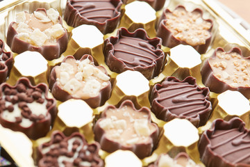 delicious chocolate candies
