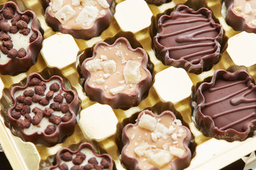 delicious chocolate candies