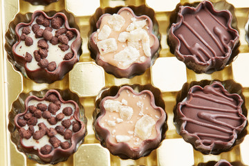 delicious chocolate candies