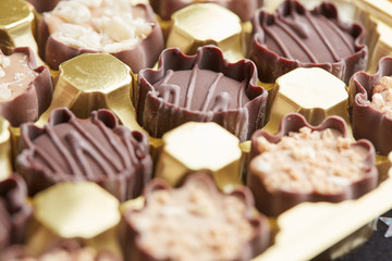 delicious chocolate candies