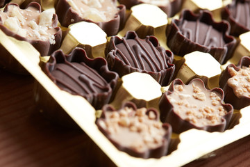 delicious chocolate candies