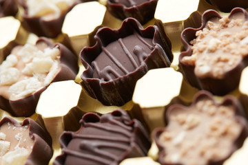 delicious chocolate candies