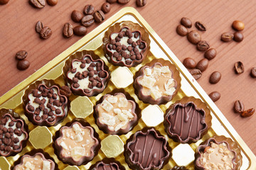delicious chocolate candies