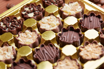 delicious chocolate candies