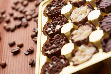 delicious chocolate candies
