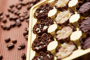 delicious chocolate candies