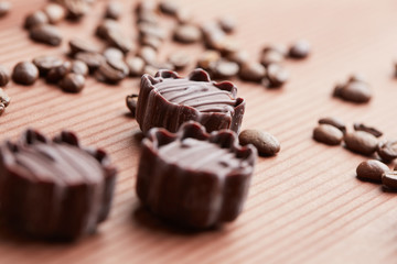 delicious chocolate candies