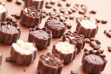 delicious chocolate candies