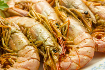 Raw prawns