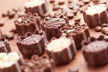 delicious chocolate candies