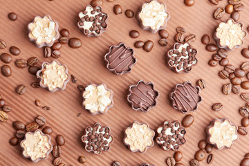 delicious chocolate candies