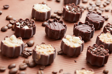 delicious chocolate candies
