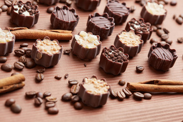 delicious chocolate candies