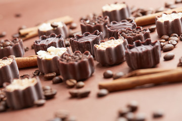 delicious chocolate candies