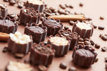 delicious chocolate candies