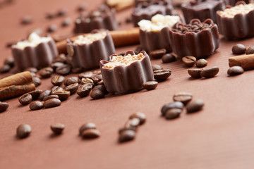 delicious chocolate candies