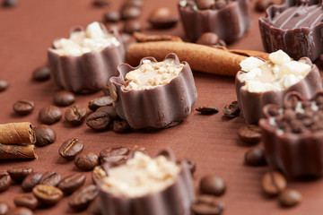 delicious chocolate candies