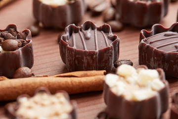delicious chocolate candies
