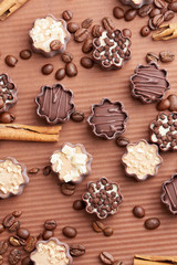 delicious chocolate candies