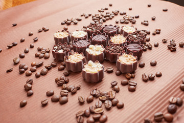 delicious chocolate candies