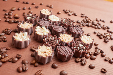 delicious chocolate candies