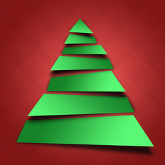 Abstract Christmas Tree Illustration - 96794715