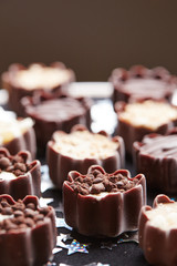 delicious chocolate candies