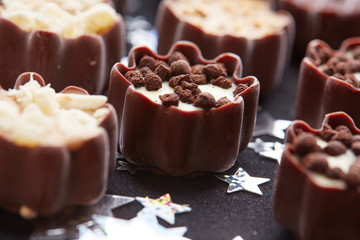 delicious chocolate candies