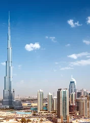 Fototapete Burj Khalifa Innenstadt von Dubai