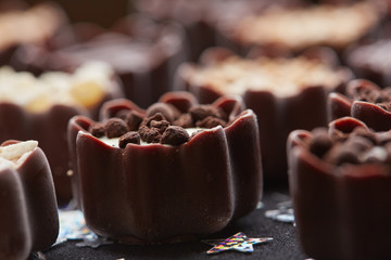 delicious chocolate candies