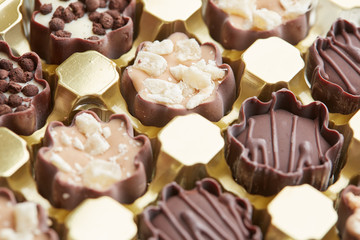 delicious chocolate candies