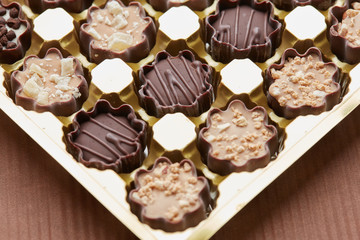 delicious chocolate candies